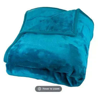 Lavish Home Solid Soft Thick Mink Blanket - Image 3
