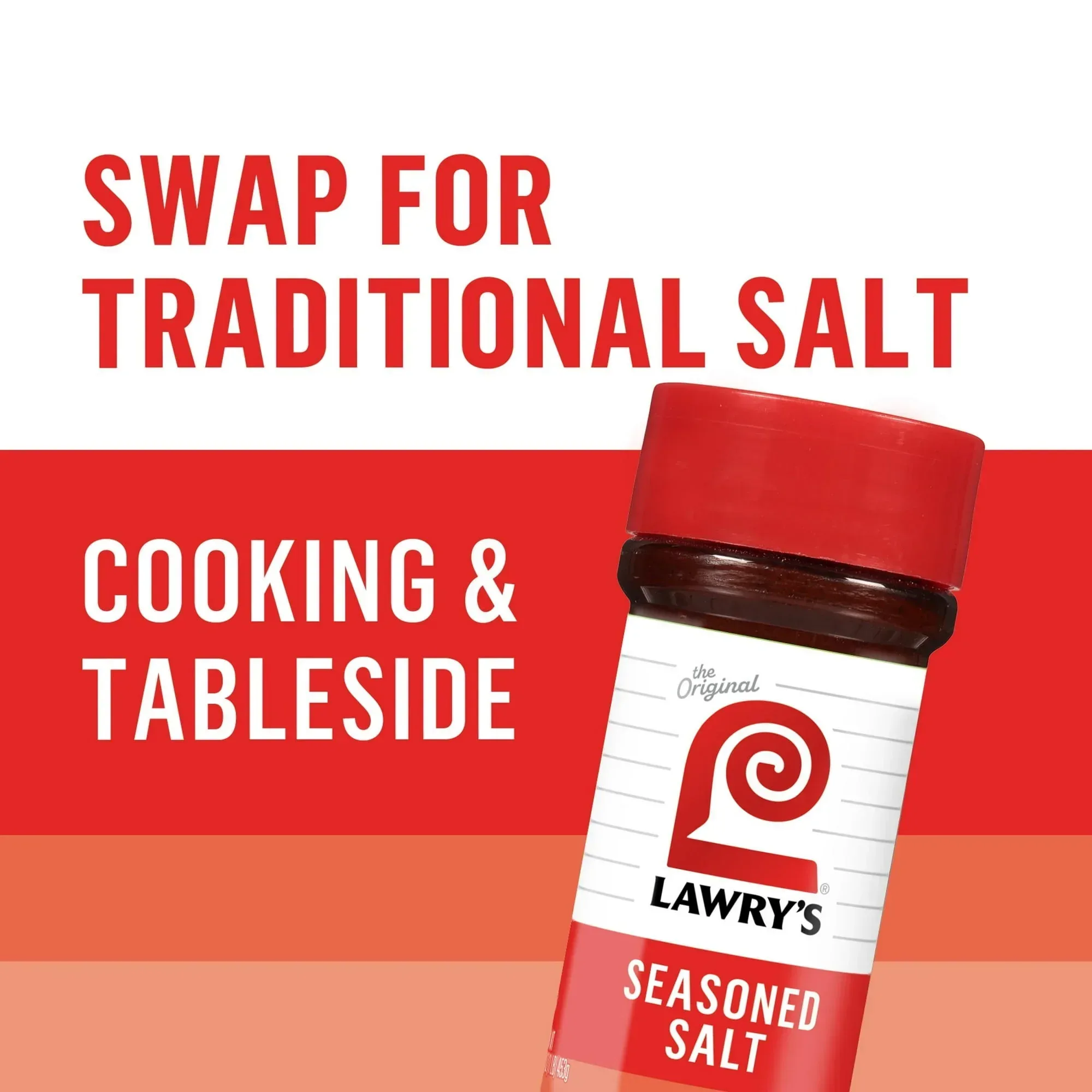 Lawry's Kosher Economy Size Seasoned Salt, 16.0 oz Bottle - Image 4