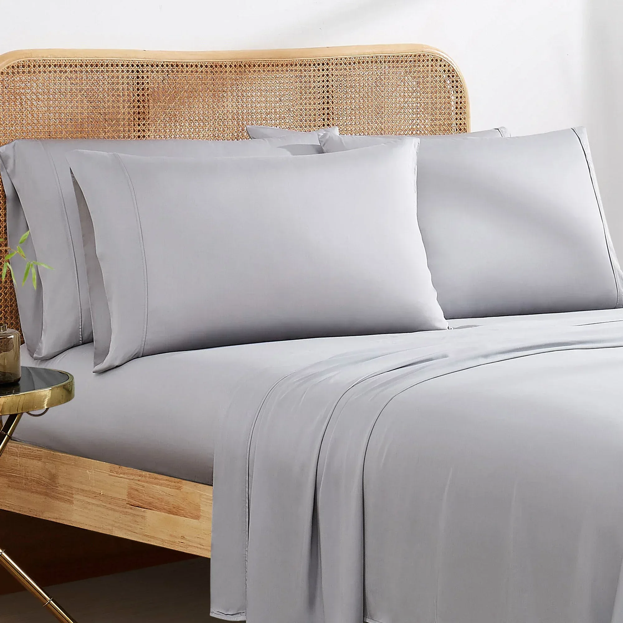 Layered Essentials 100% Rayon from Bamboo 6-piece Sheet Set - Image 4