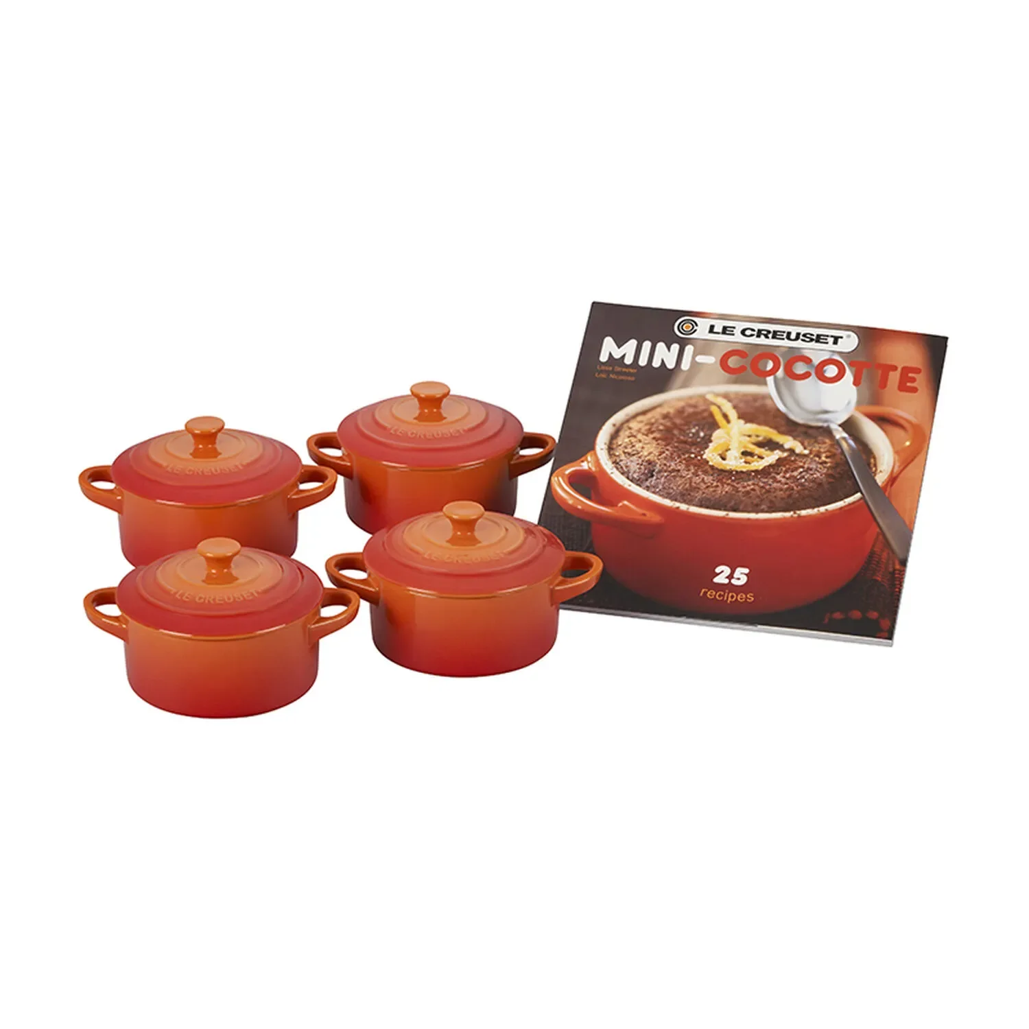 Le Creuset Signature 8 oz. Petite Cocottes with Cookbook, Set of 4 - Image 2