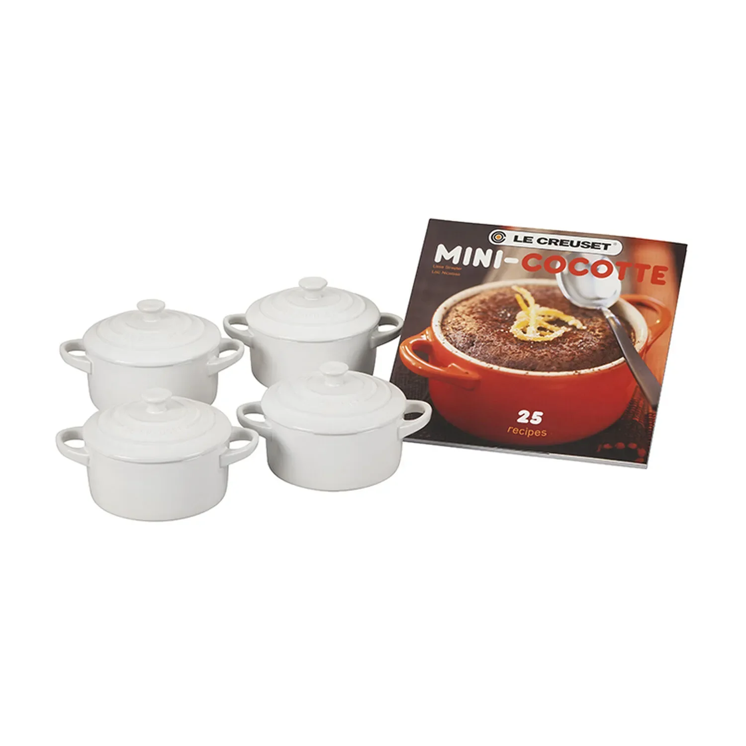 Le Creuset Signature 8 oz. Petite Cocottes with Cookbook, Set of 4 - Image 4