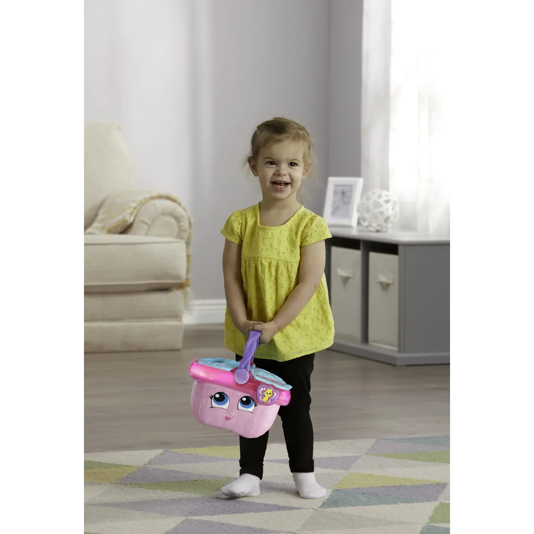 LeapFrog Shapes & Sharing Picnic Basket with Accessories, Baby and Toddler Toys - Image 5