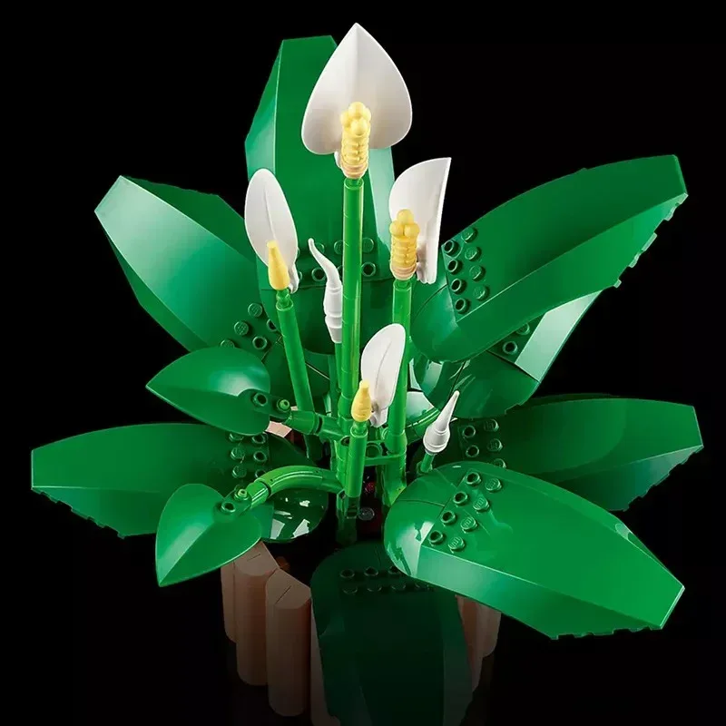 LEGO Botanicals Peace Lily Flower Room Decor 11504 - Image 6