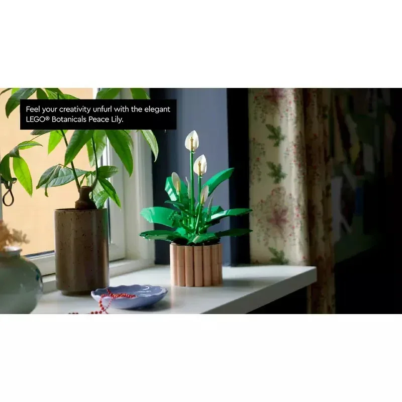 LEGO Botanicals Peace Lily Flower Room Decor 11504 - Image 7