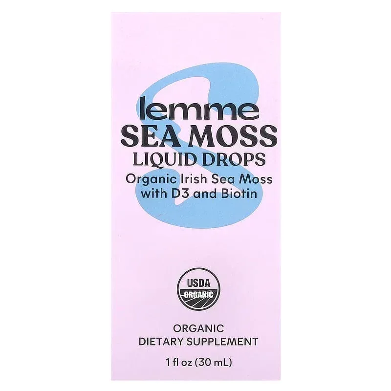 Lemme, Organic Sea Moss Liquid Drops, 1 fl oz (30 ml) - Image 2