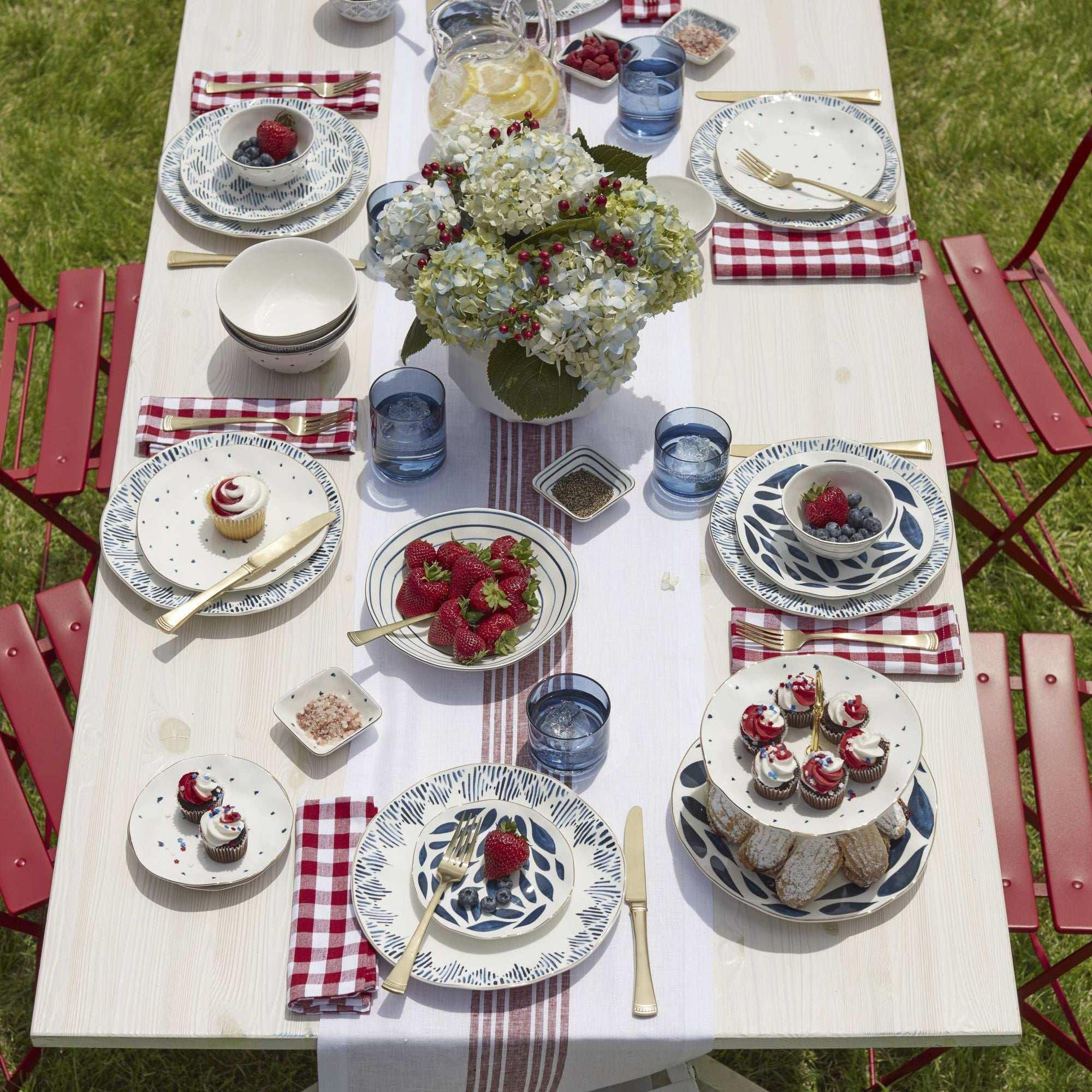 Lenox Blue Bay Porcelain 12-piece Dinnerware Set - Image 2