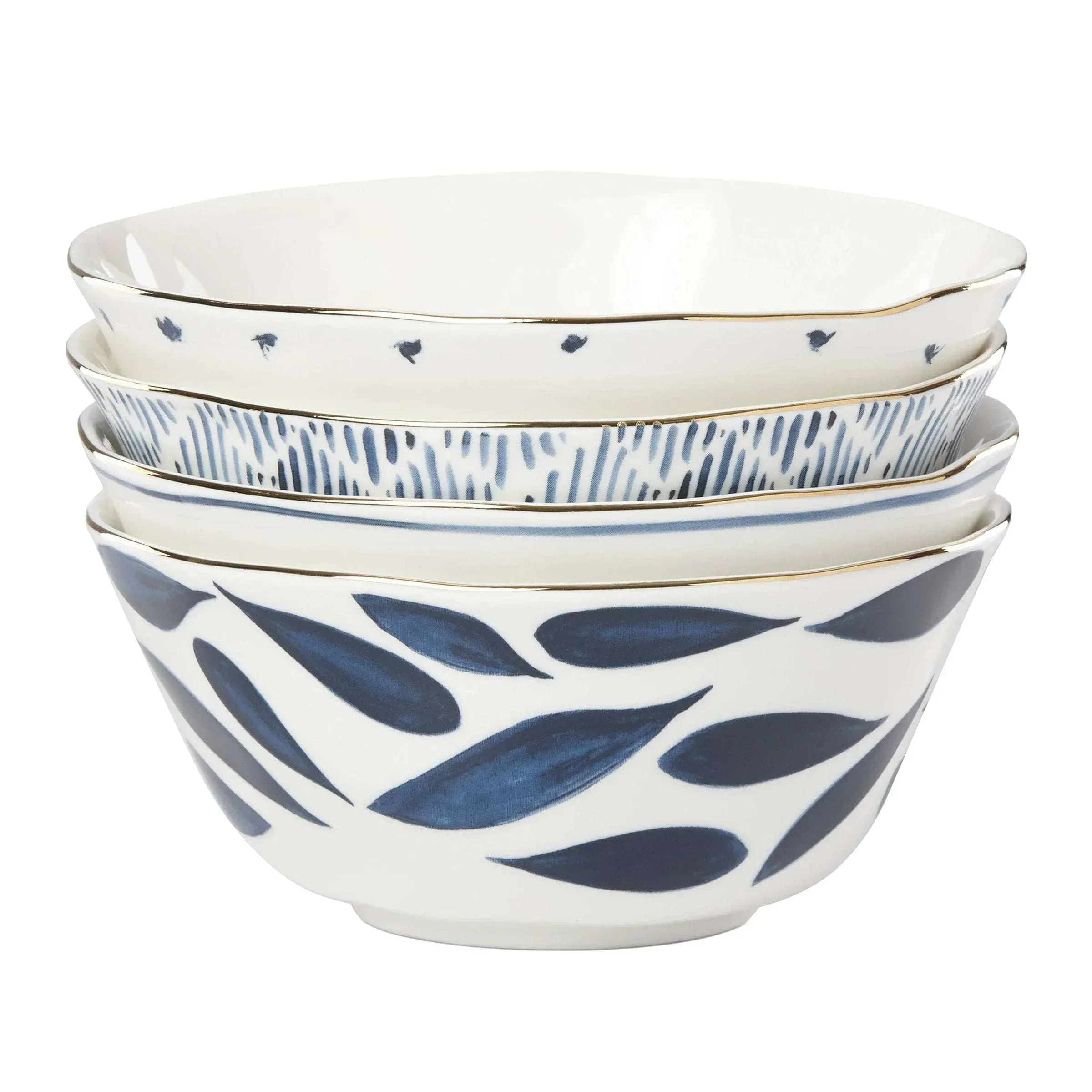Lenox Blue Bay Porcelain 4-piece Bowl Set - Image 2