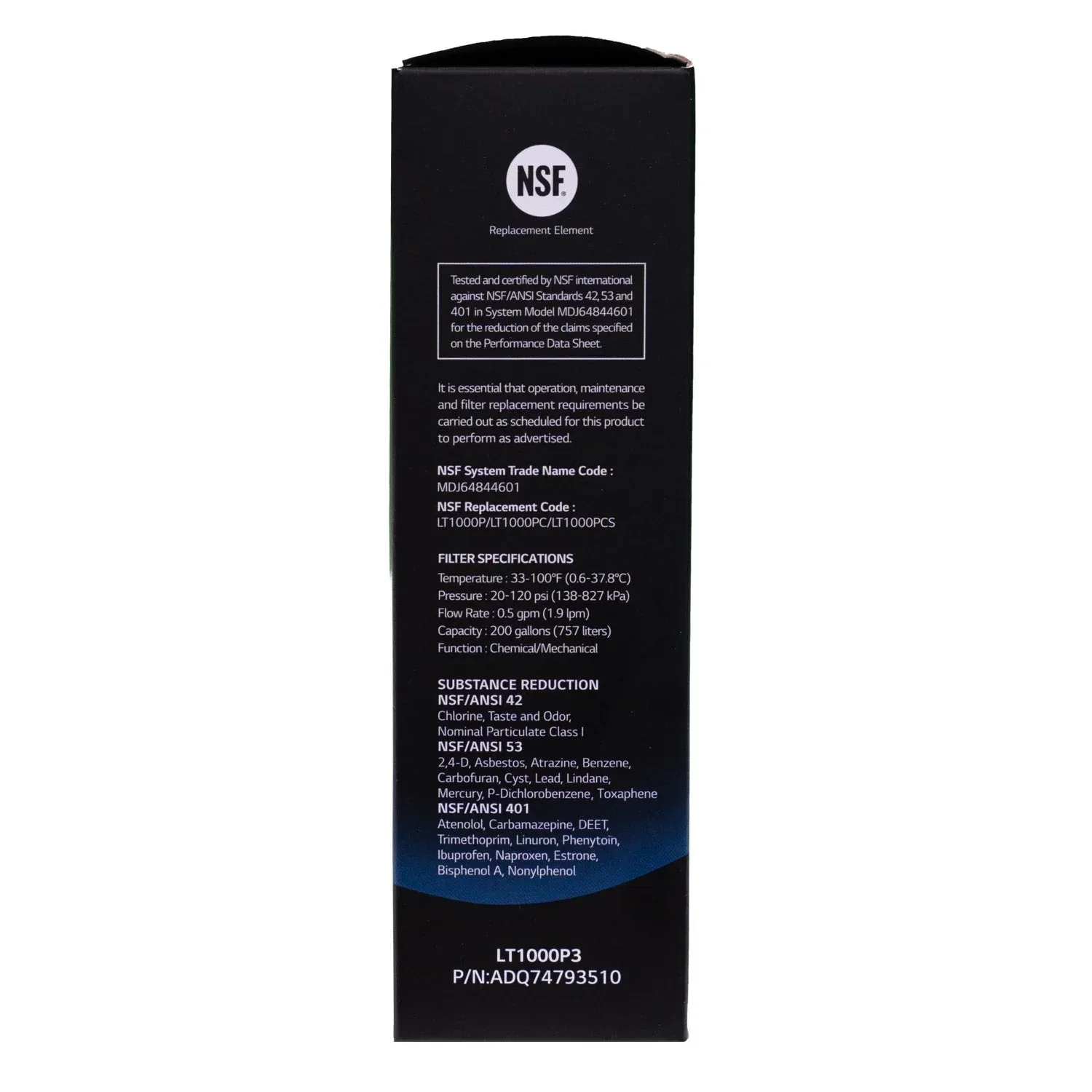 LG LT1000P3 Water Filter, 3-pack - Image 4