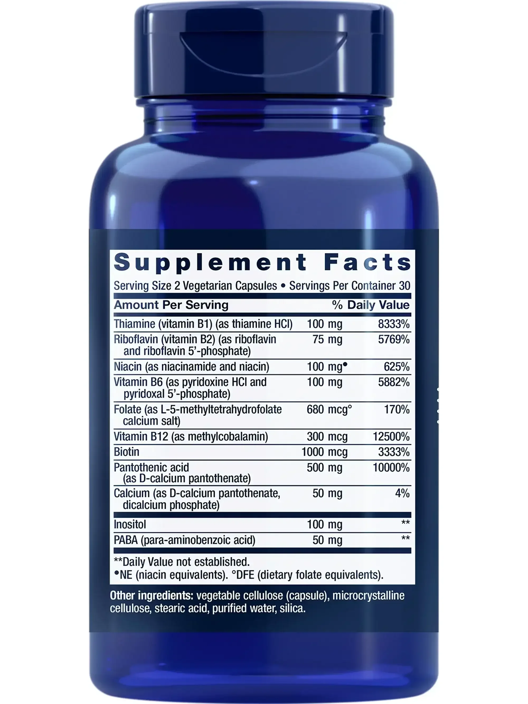 Life Extension, BioActive Complete B-Complex, 60 Vegetarian Capsules - Image 2