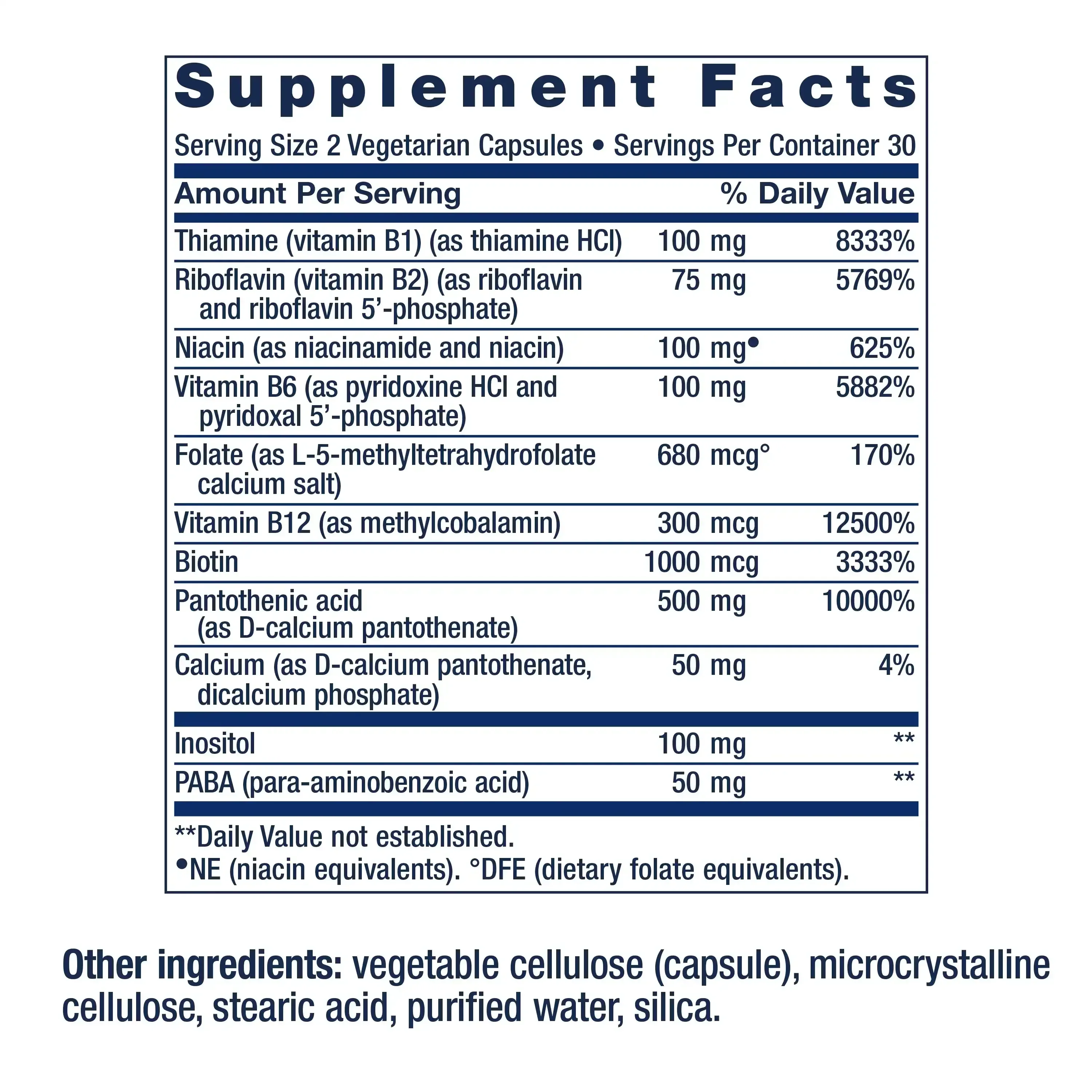 Life Extension, BioActive Complete B-Complex, 60 Vegetarian Capsules - Image 3