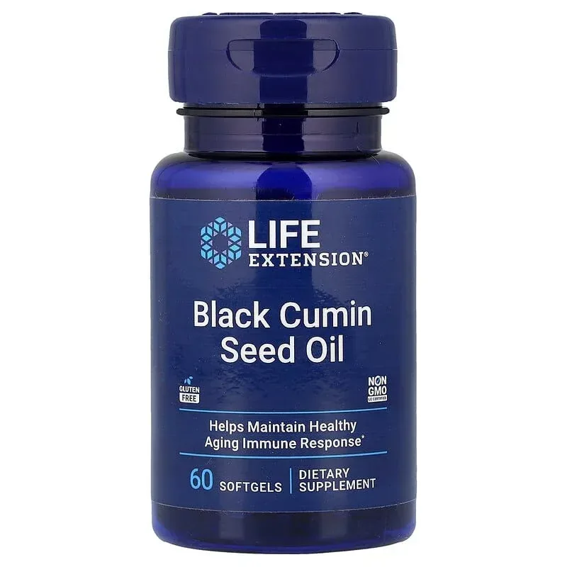 Life Extension, Black Cumin Seed Oil, 60 Softgels (500 mg per Softgel)