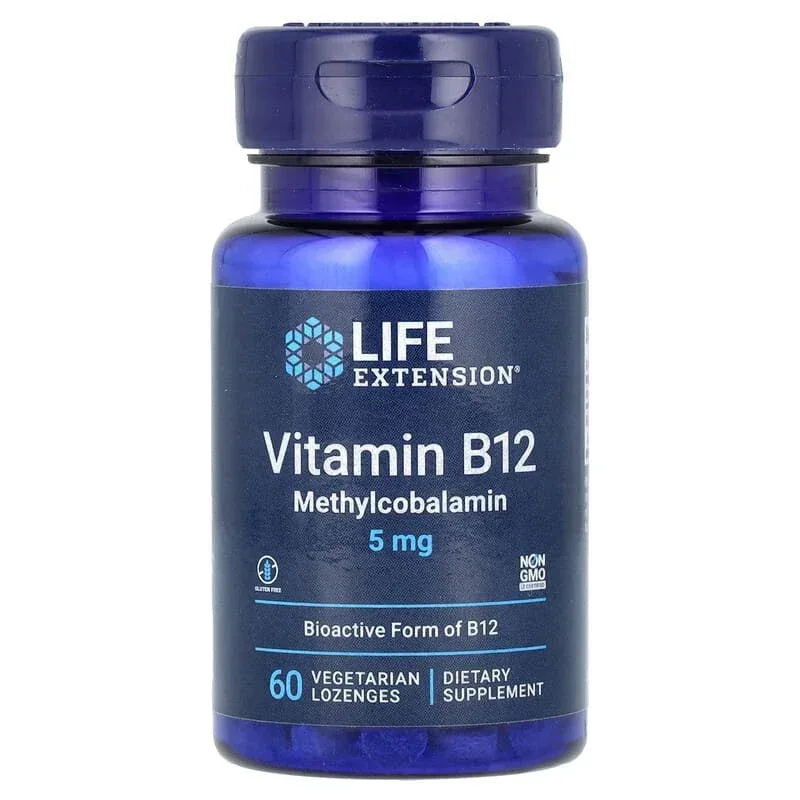 Life Extension, Vitamin B12 Methylcobalamin, Vegetarian Lozenges - Image 4