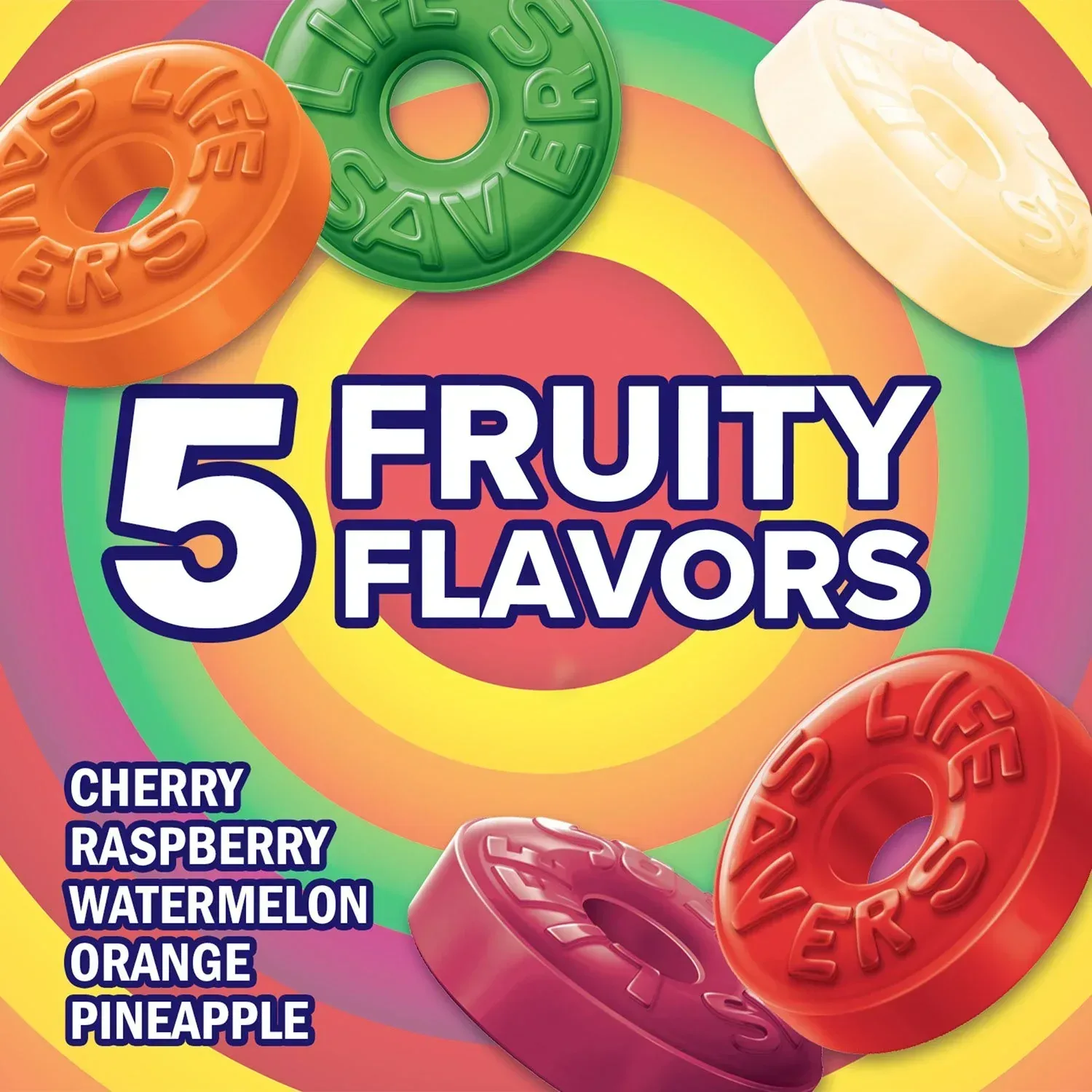 Life Savers 5 Flavors Hard Candy, 1.14 oz., 20 pk. - Image 3