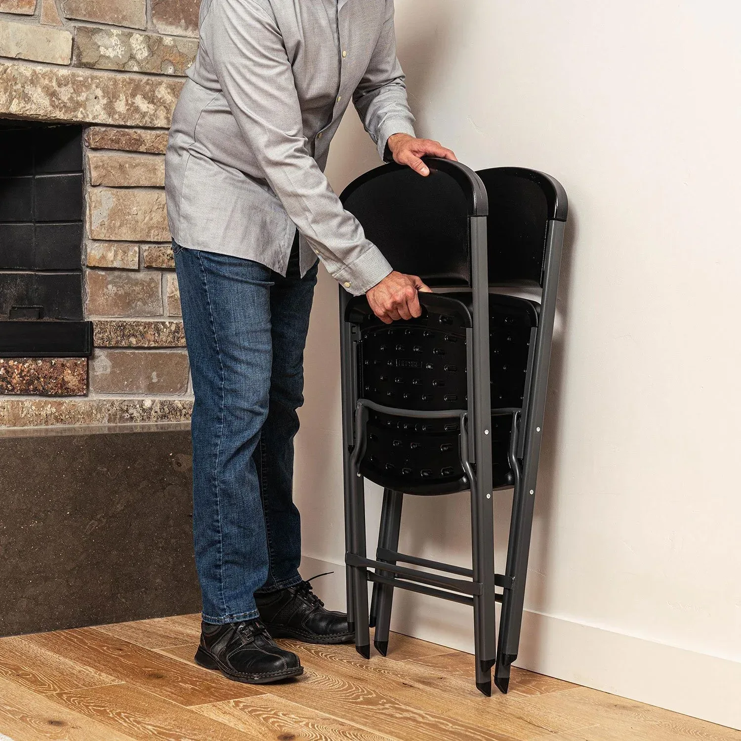 Lifetime 2nd Generation Commercial Folding Chair, Single and 4 Pack - Image 15