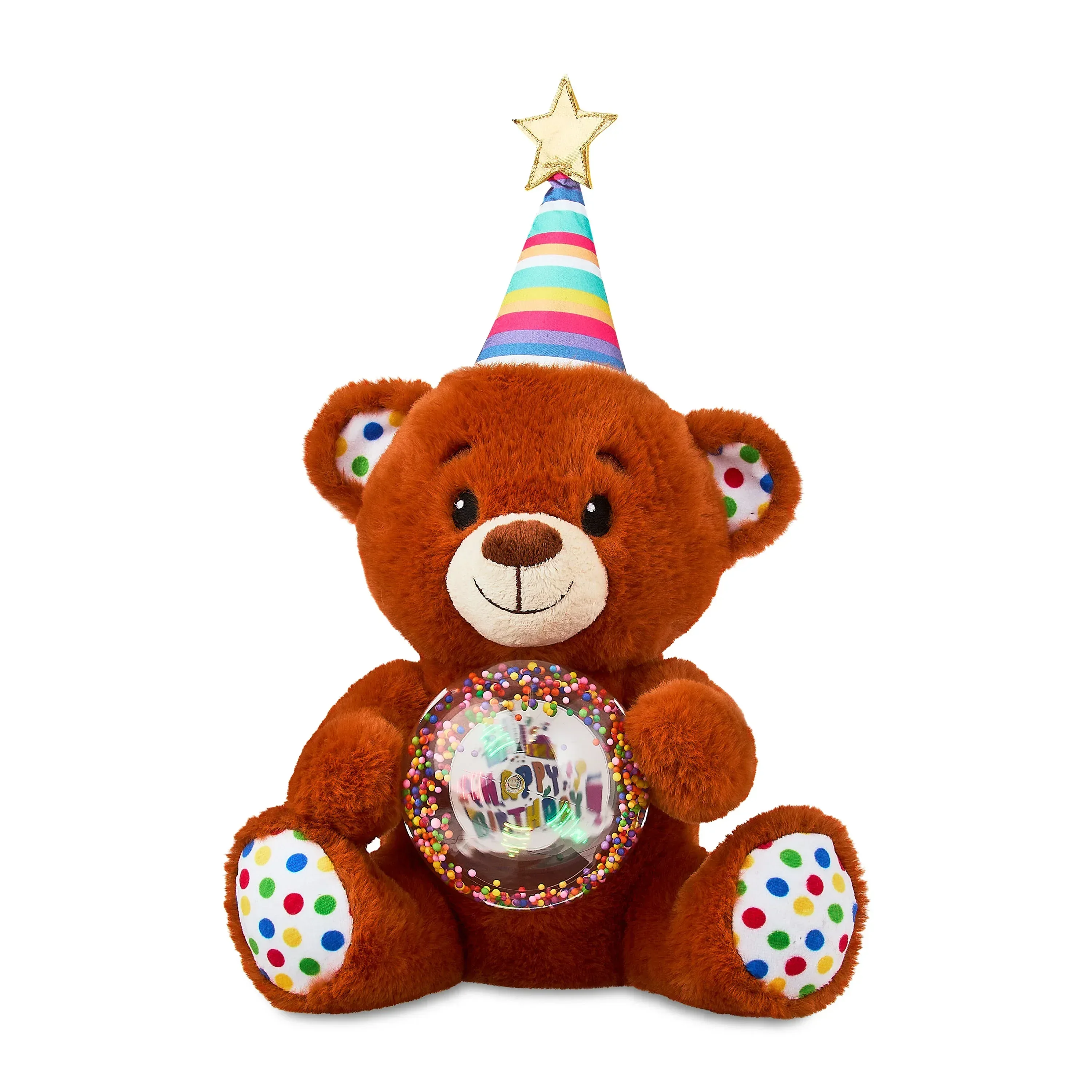 Light-Up Singing Bear Plush Toy, Tan, 9", by Way To Celebrate 4.8