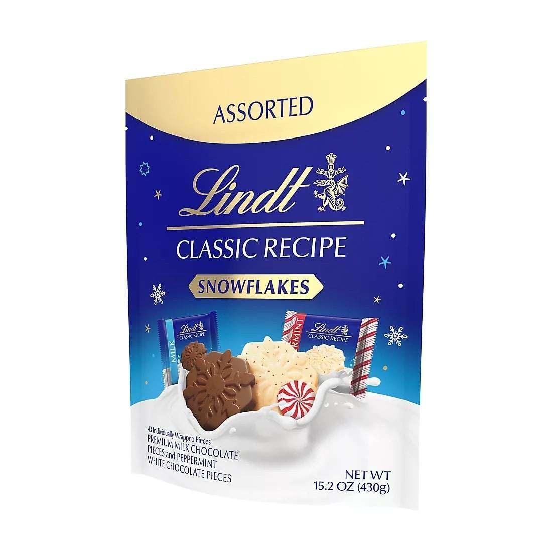 Lindt Assorted Chocolate & Peppermint Snowflakes, 43 ct. - Image 3