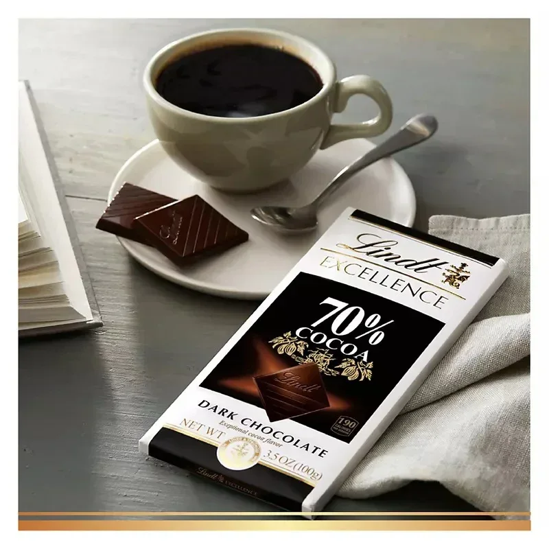 Lindt Excellence 70% Dark Chocolate Candy Bar, 4 ct./3.5 oz. - Image 5