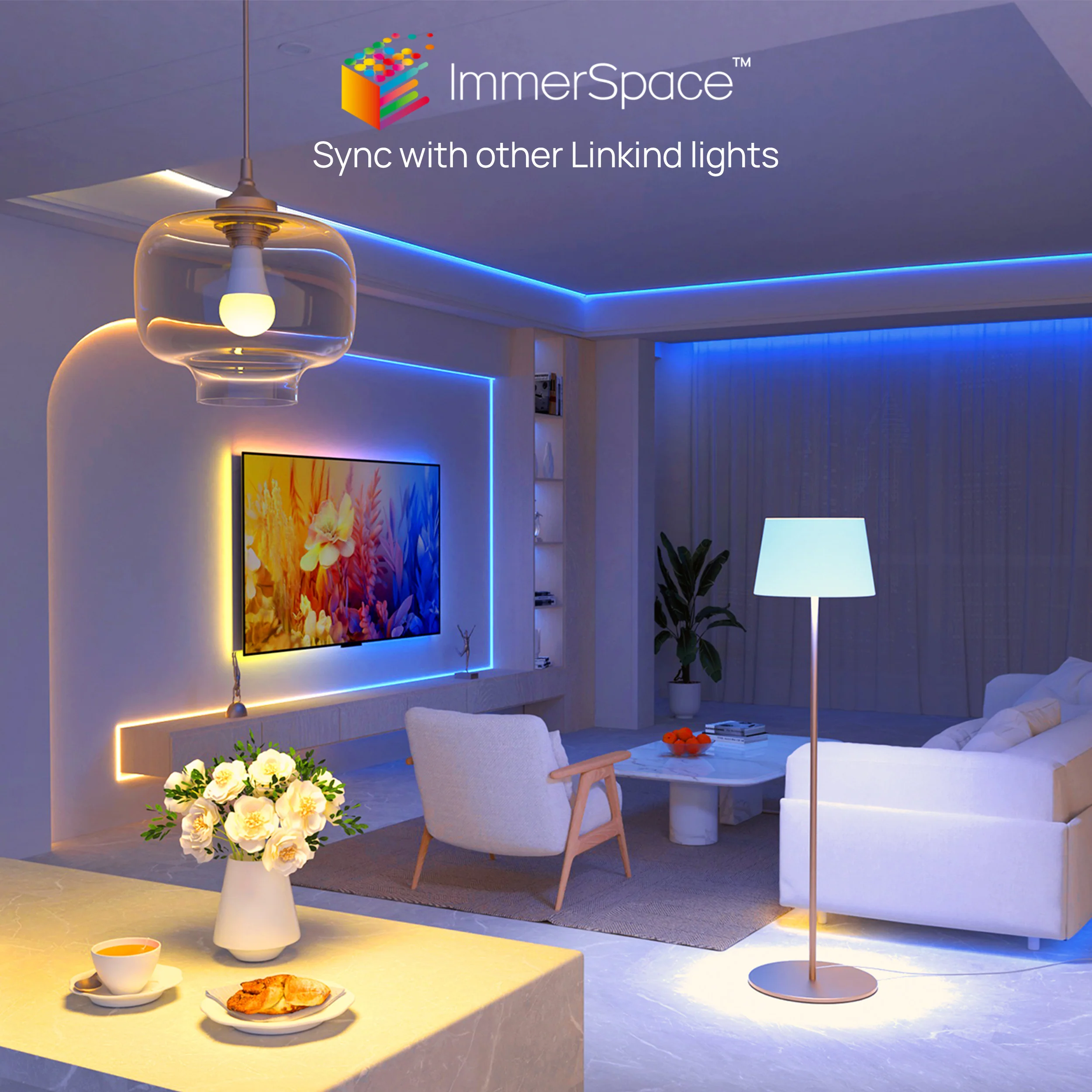 Linkind A21 Matter Smart Light Bulb, Color Changing Smart Bulb, 14W, 1600lm, E26 Base (1 Pack), 2025 Upgraded - Image 4