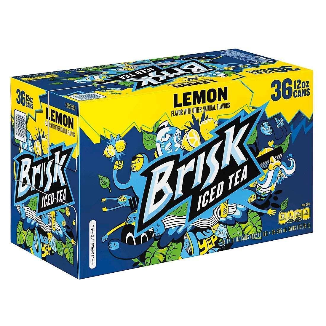 Lipton Brisk Lemon Iced Tea, 36 pk./12 oz. - Image 2