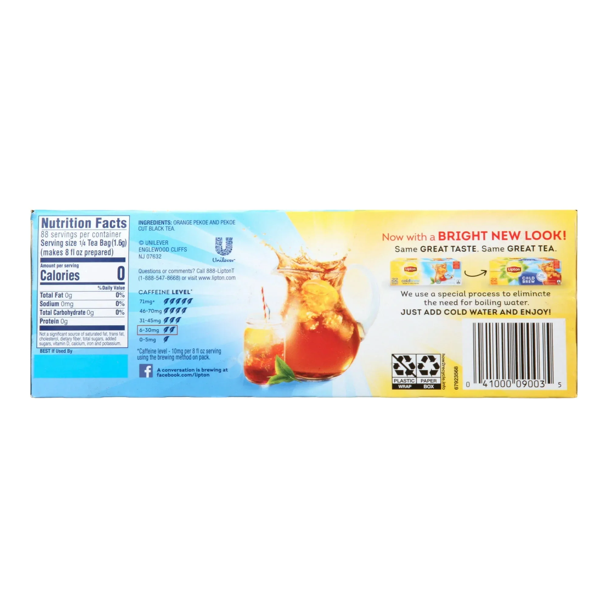 Lipton Iced Black Tea Family Size, Tea Bags, 22 Ct - Image 4