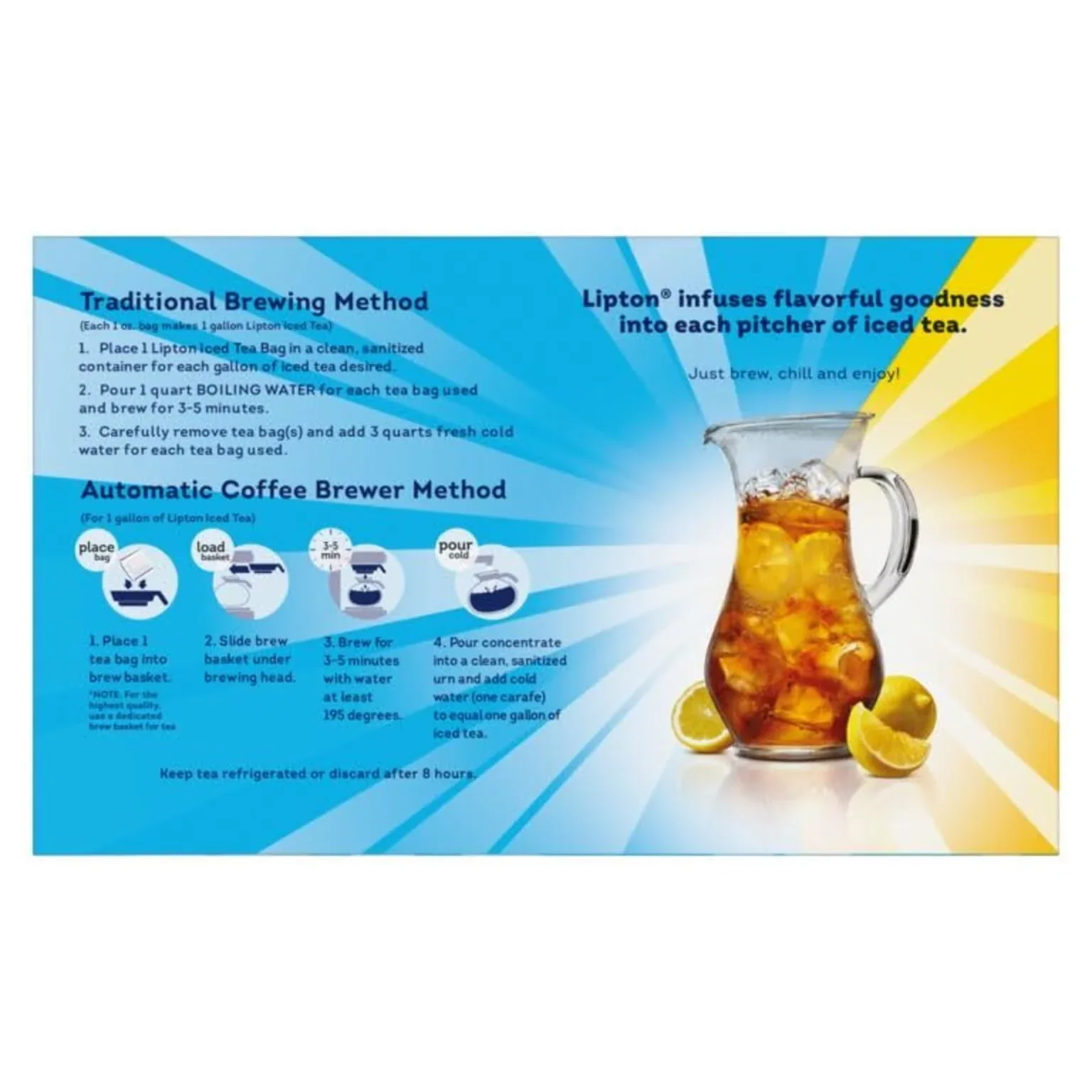 Lipton Iced Tea, Gallon Size Tea Bags (48 ct.) - Image 3