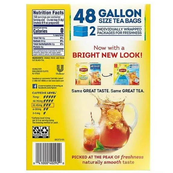 Lipton Iced Tea, Gallon Size Tea Bags (48 ct.) - Image 4
