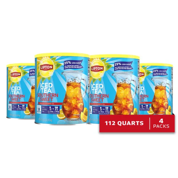 Lipton Reduced Sugar Southern Sweet Iced Tea Mix, 28 Quarts - Image 9