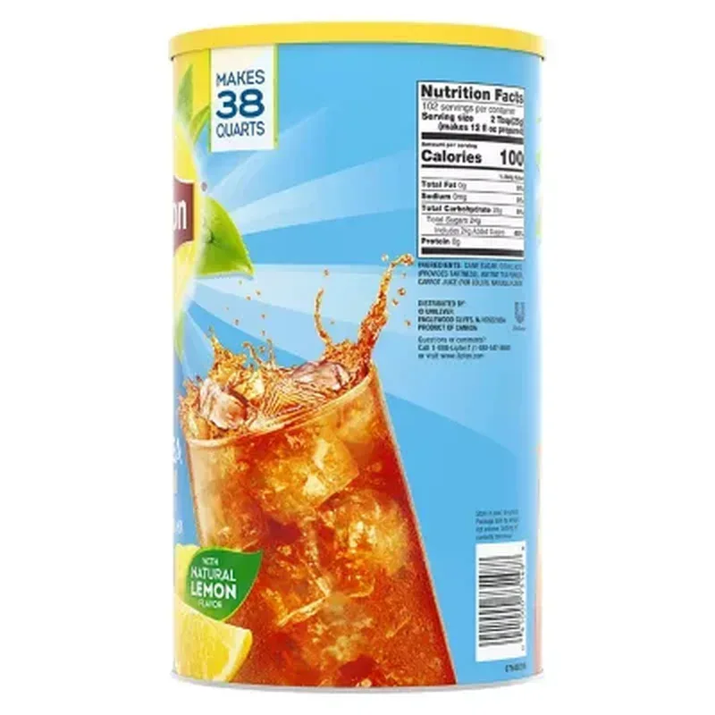 Lipton Sweetened Iced Tea Mix, Lemon (89.8 Oz.) - Image 9