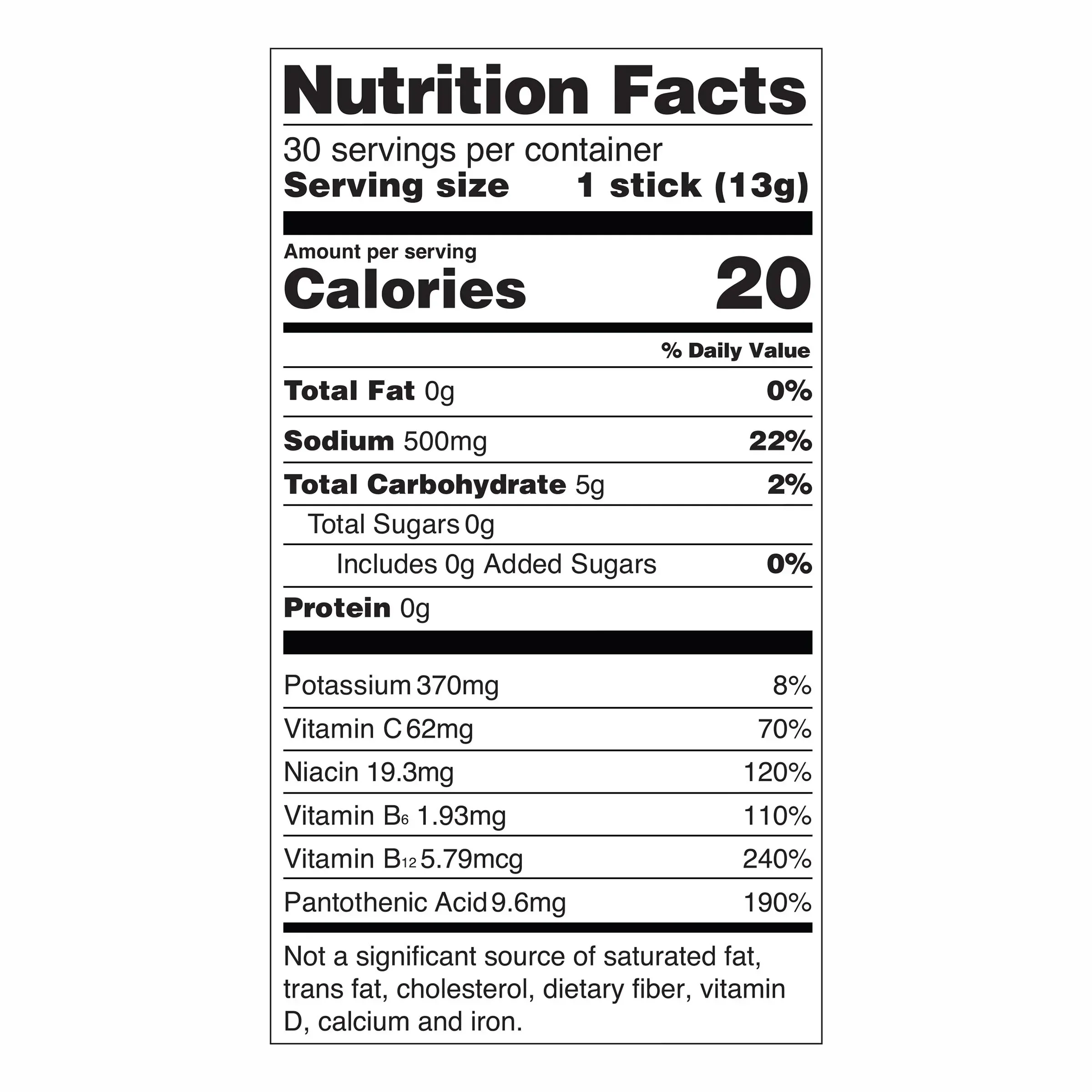 Liquid I.V. Hydration Multiplier, 30 Individual Serving Stick Packs in Resealable Pouch, Sugar Free, Rainbow Sherbet - Image 2
