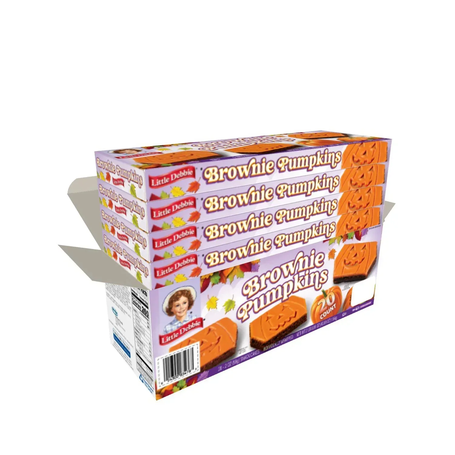 Little Debbie Fall Brownie Pumpkins, 2 oz., 20 ct. - Image 5