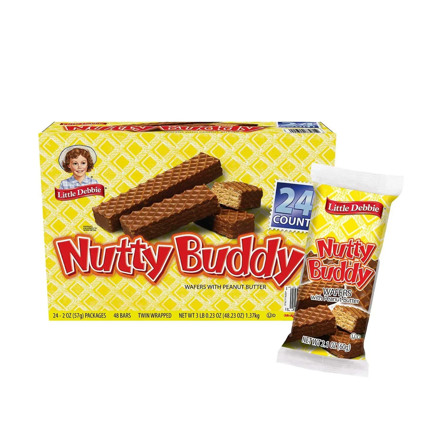 Little Debbie Nutty Buddy Bars, 2 oz., 24 pk. - Image 2