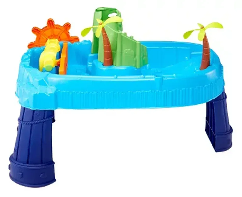 Little Tikes Treasure Island Water Table - Including 10 Accessories - Image 7