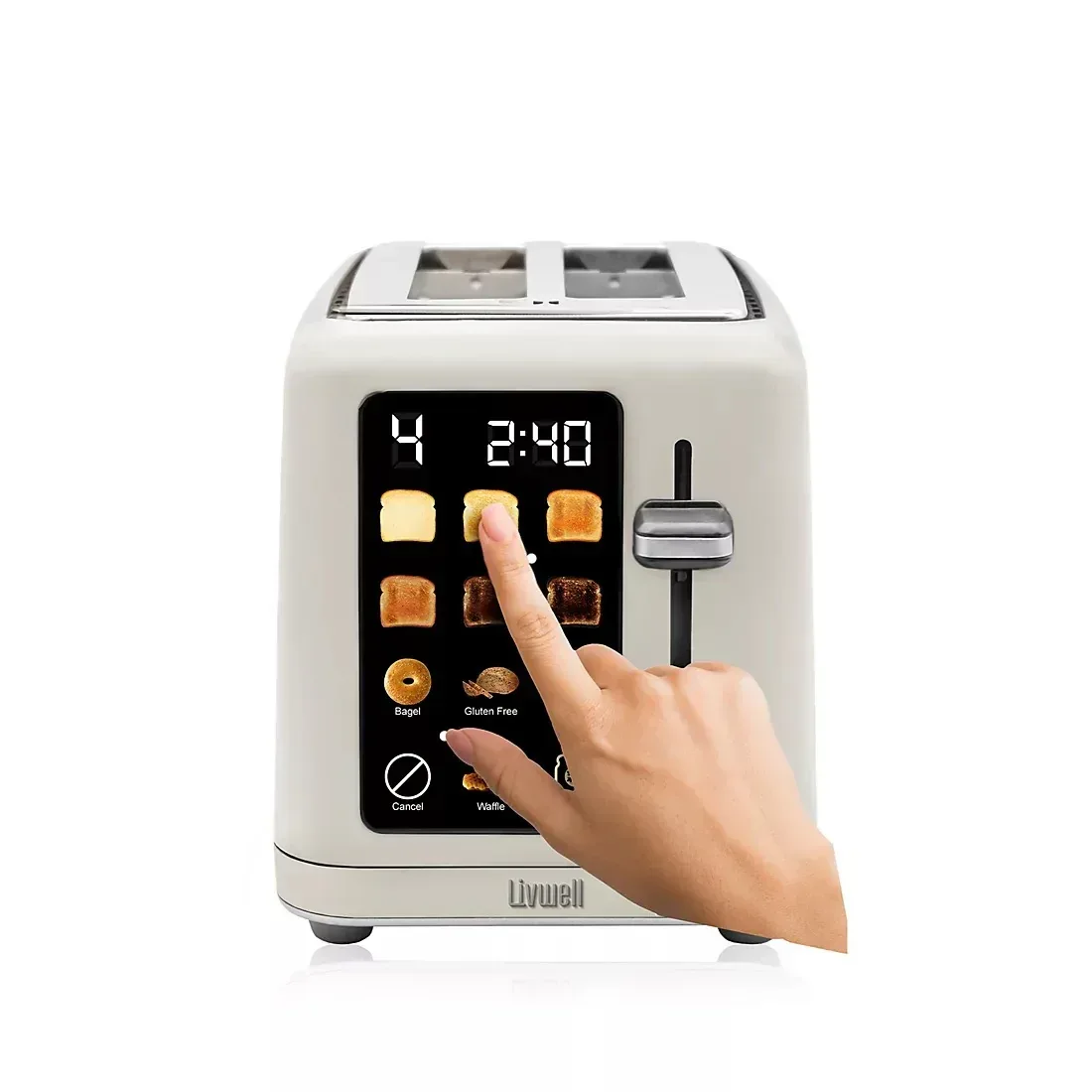 Livwell Smart Touch 2-Slice Toaster - Image 4