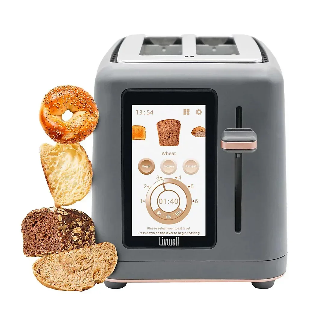 Livwell Touch IQ 2-Slice Toaster - Image 2