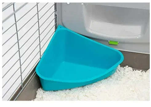Lixit Corner Litter Pan for Ferrets, Rabbits, Rats, Guinea Pigs and Other Small Animals - Image 2