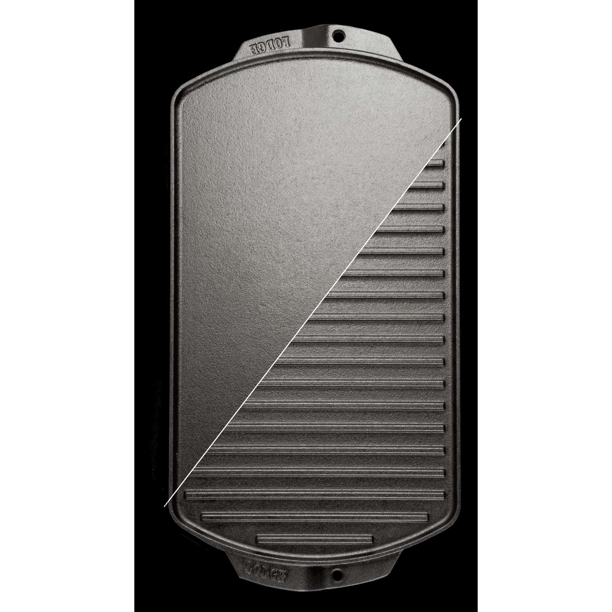 Lodge Seasoned Cast Iron Reversible Grill/Griddle - Image 3