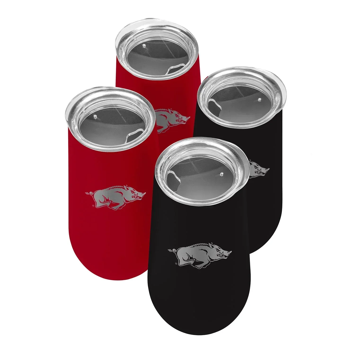 Logo Brands Arkansas Razorbacks 10oz. Curved Tumbler 4pk. - Image 4