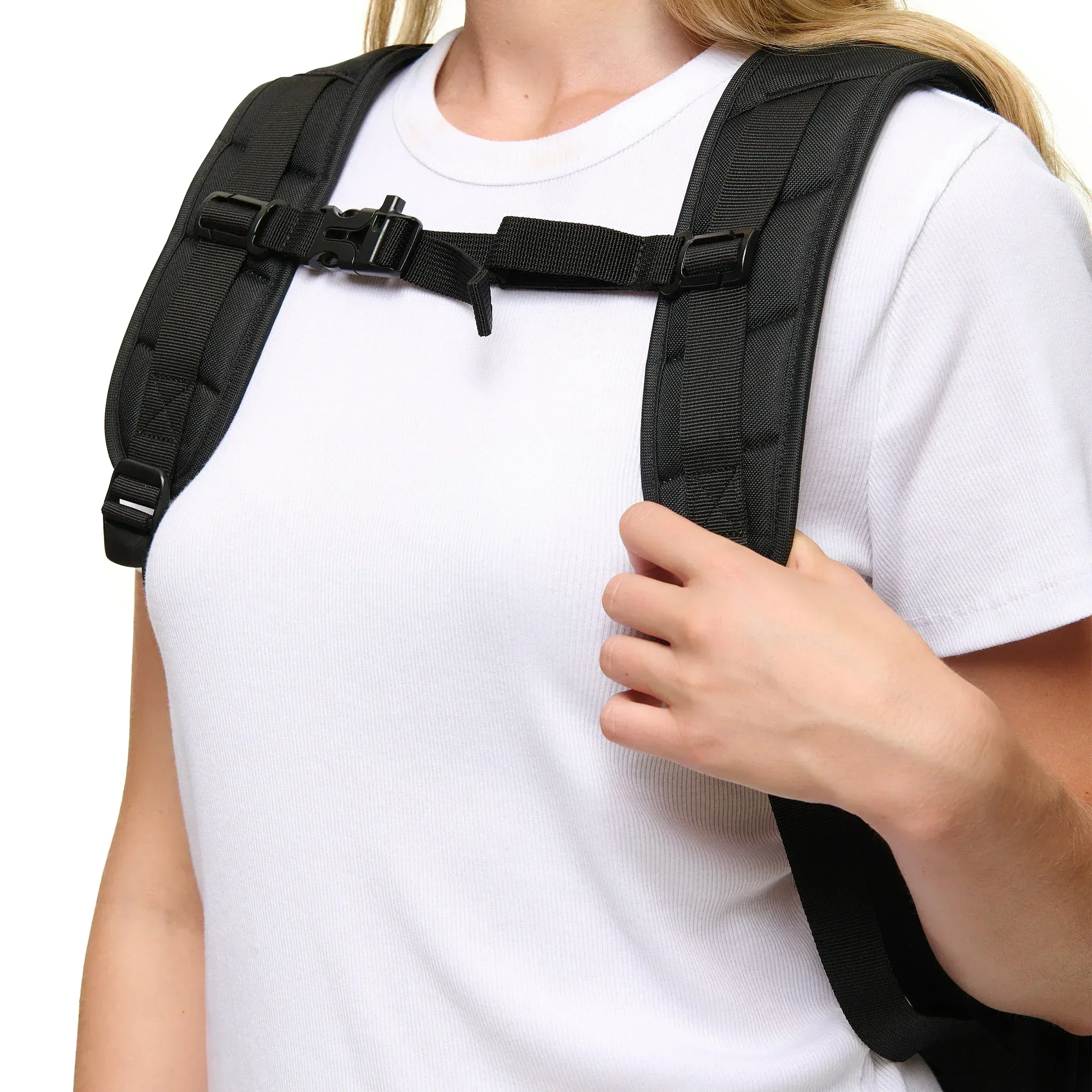 Lolë Quilted Laptop Backpack - Image 3
