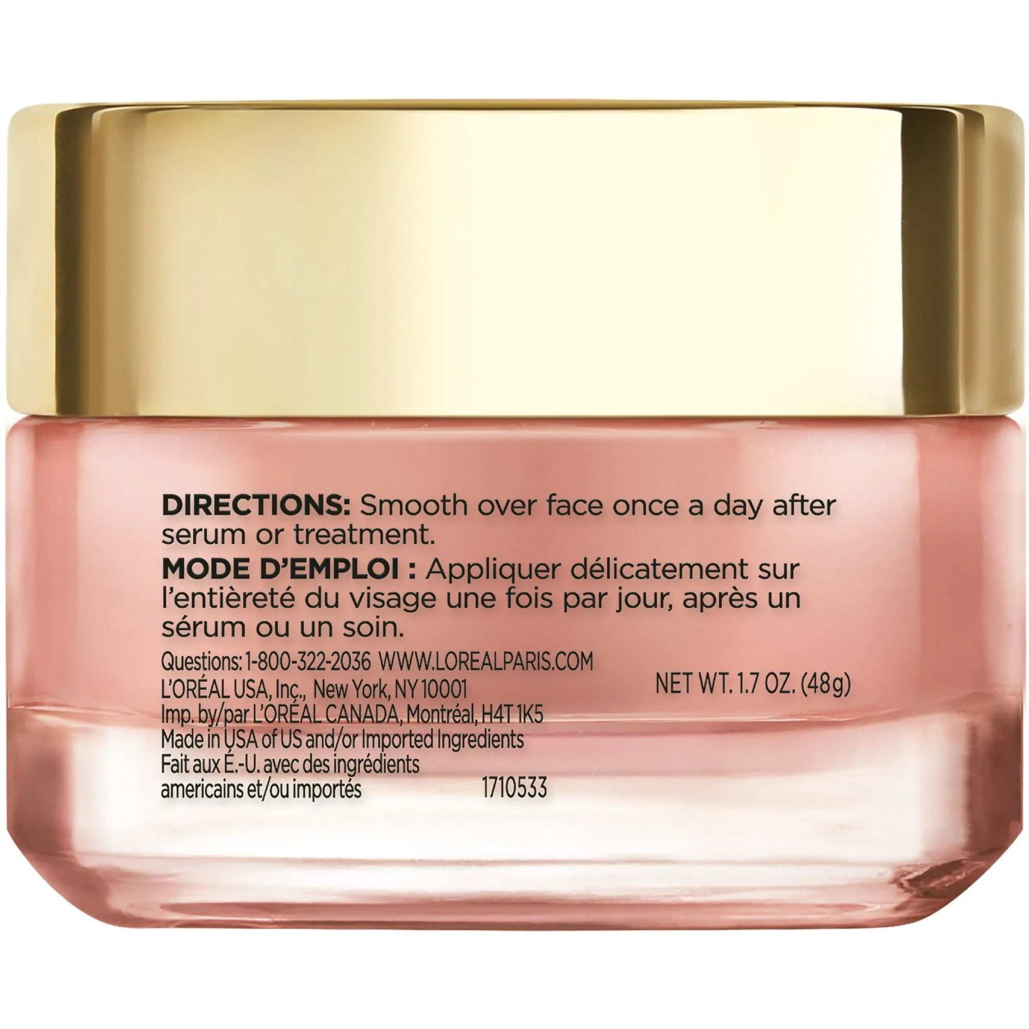 L'Oreal Paris Age Perfect Rosy Tone Daily Face Moisturizer, 1.7 oz - Image 3