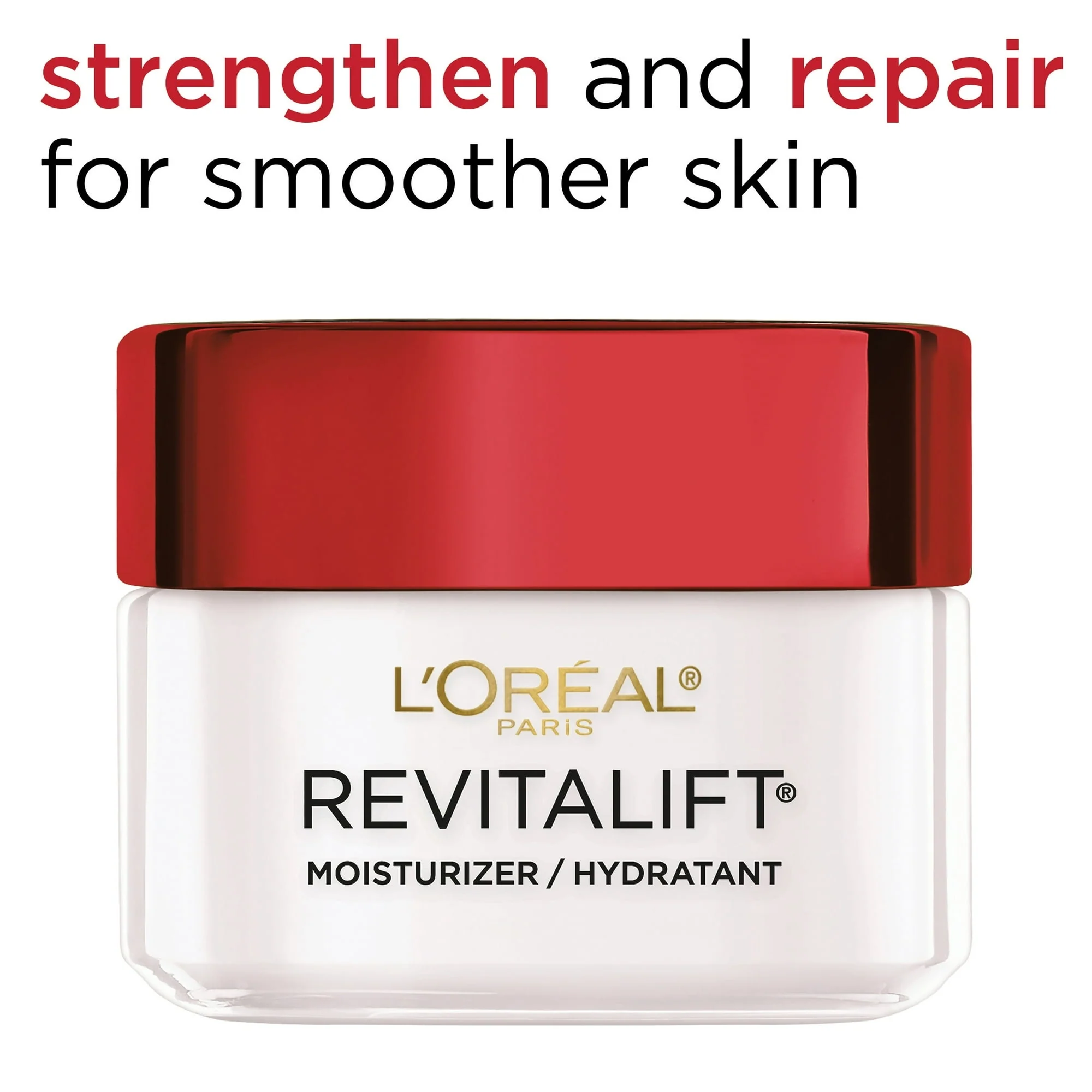 L'Oreal Paris Revitalift Anti-Wrinkle plus Firming Day Face Moisturizer, 1.7 oz - Image 5