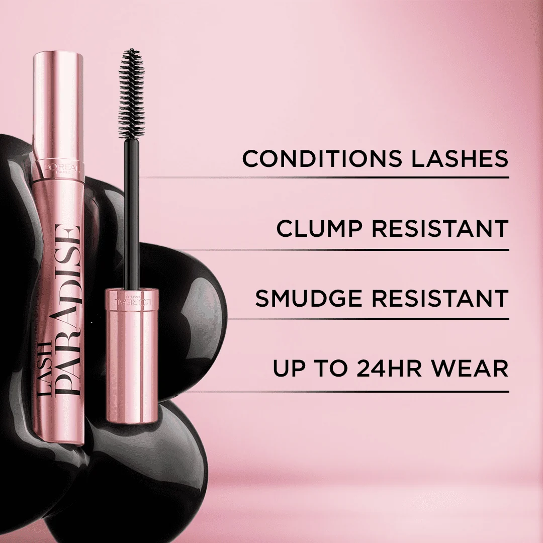 L'Oreal Paris Voluminous Makeup Lash Paradise Volume Mascara - Image 5