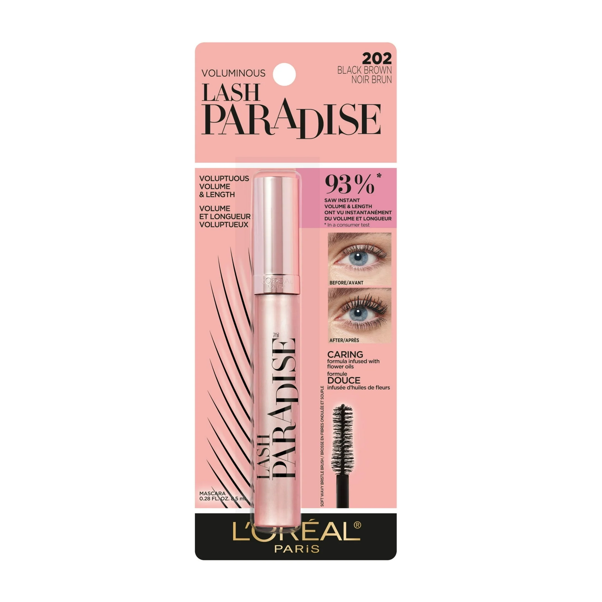 L'Oreal Paris Voluminous Makeup Lash Paradise Volume Mascara - Image 8