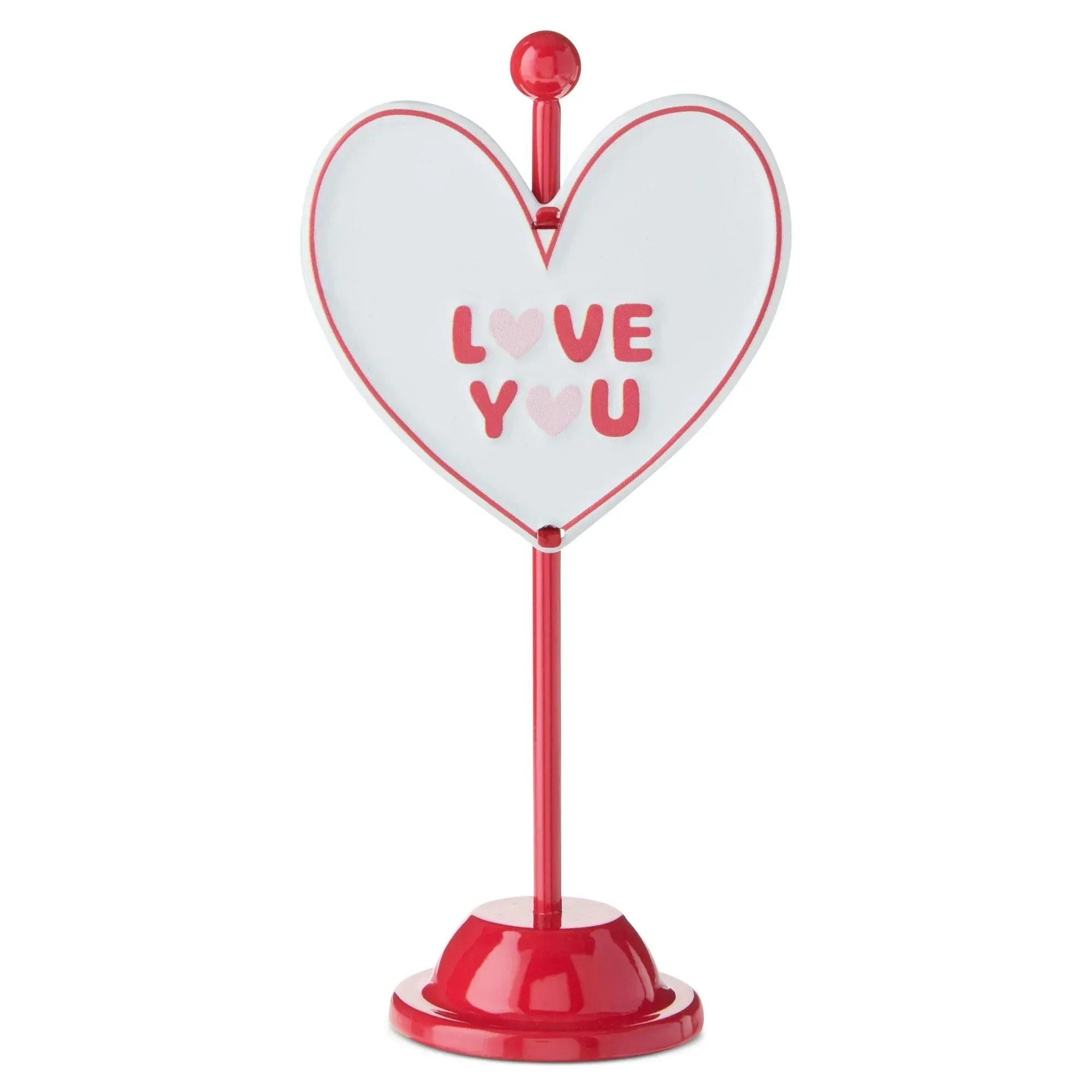 Love You Heart Tabletop Decoration, Multicolor, 7", Valentine's Day by Way To Celebrate