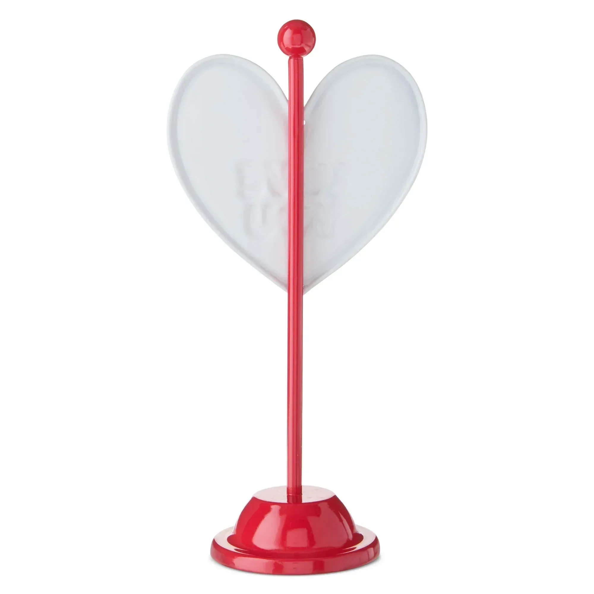 Love You Heart Tabletop Decoration, Multicolor, 7", Valentine's Day by Way To Celebrate - Image 3