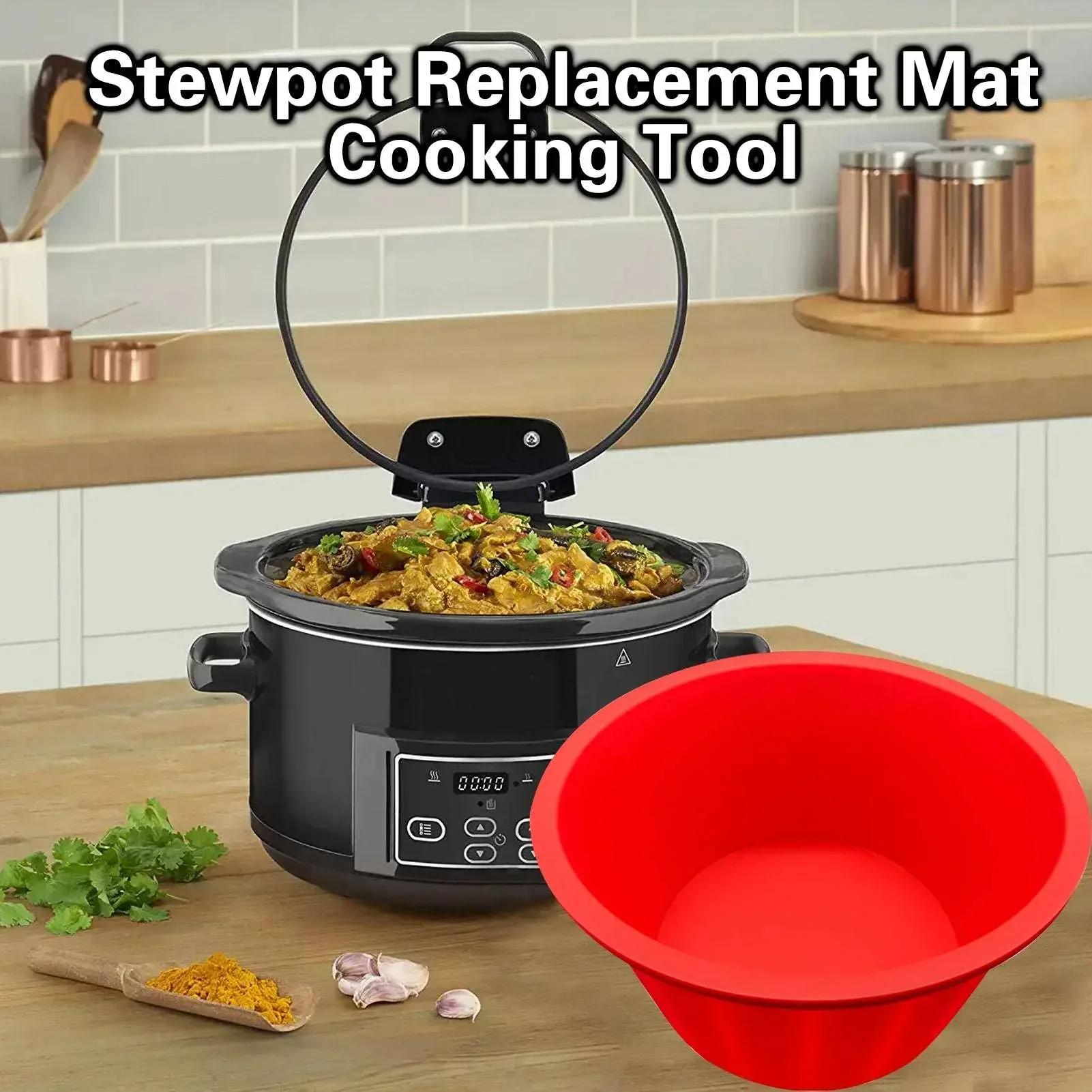 Ludlz 5qt-6qt Silicone Slow Cookers - Image 3