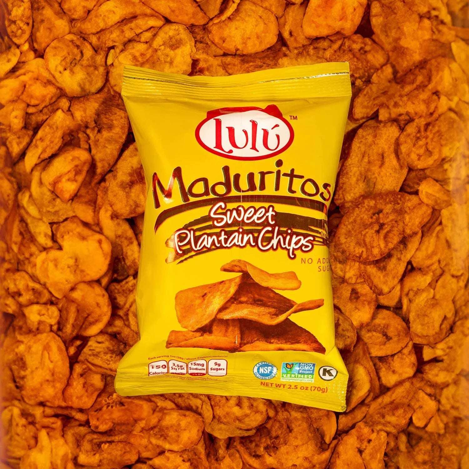 Lulu Platanitos Sweet Plantain Chips, 2.5 oz., 30 pk. - Image 4
