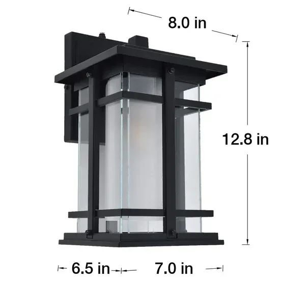 Lutec Craftsman Style Outdoor LED Wall Lantern - Image 2