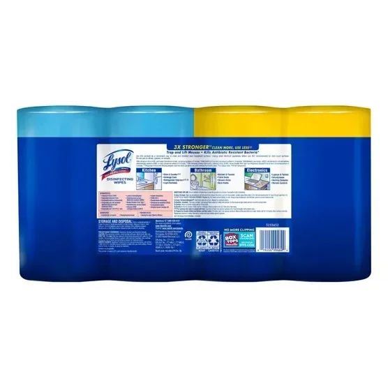 Lysol Disinfecting Wipes, Variety Pack, 95-count, 4-pack - Image 6