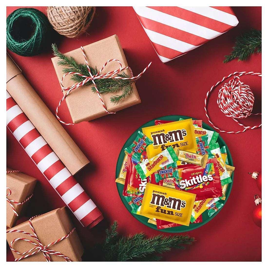 M&amp;M's, Snickers, Twix, Skittles &amp; Starburst Christmas Candy Stocking Stuffers, 185 ct. - Image 5