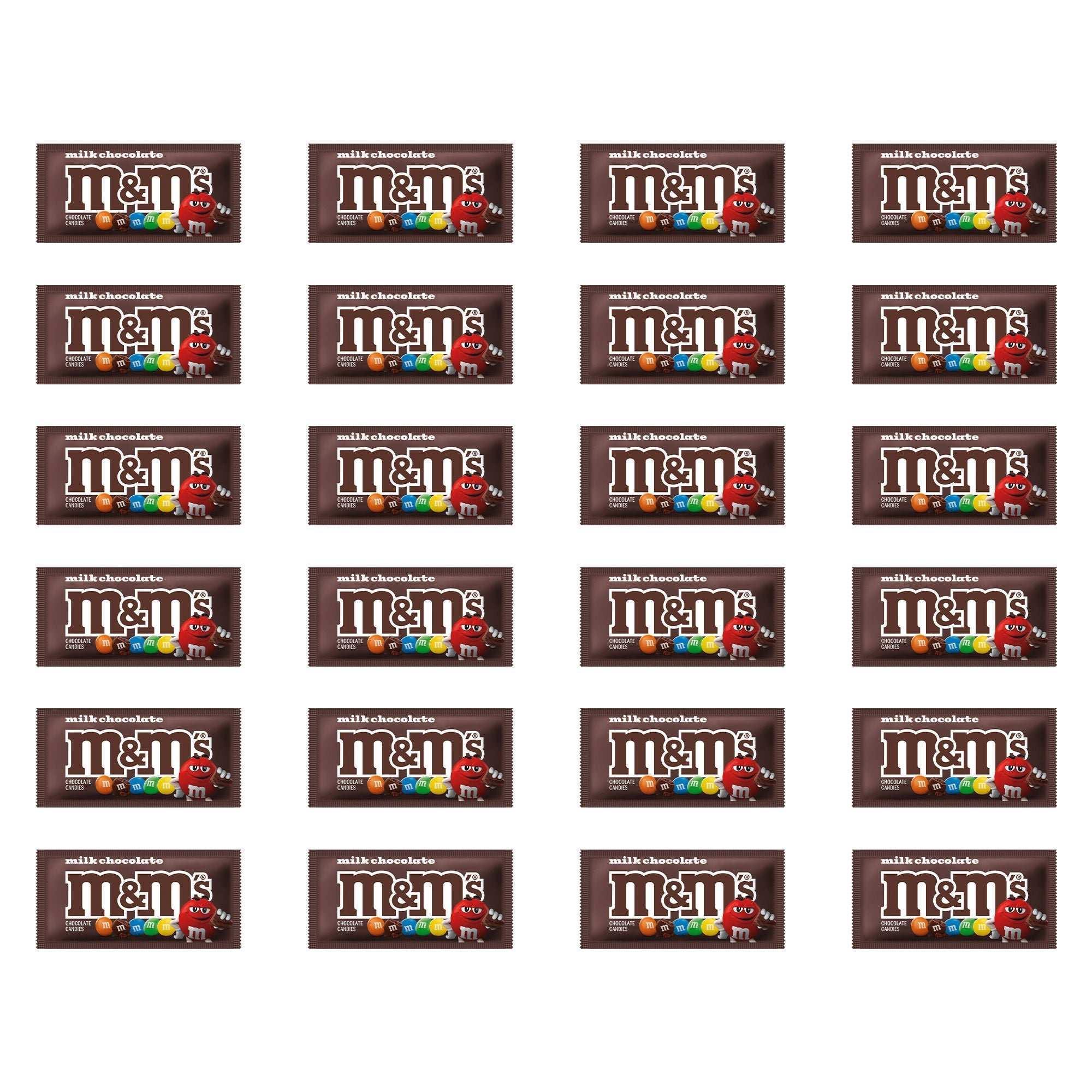 M&M's Milk Chocolate Candy, Full Size, 1.69 oz, 48-count - Image 3